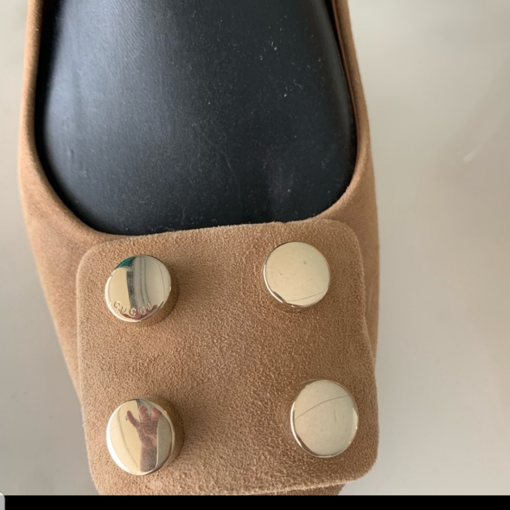 ISO Gucci Audrey suede pumps - Picture 2 of 2